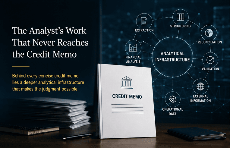 The Analyst's Work That Never Reaches the Credit Memo